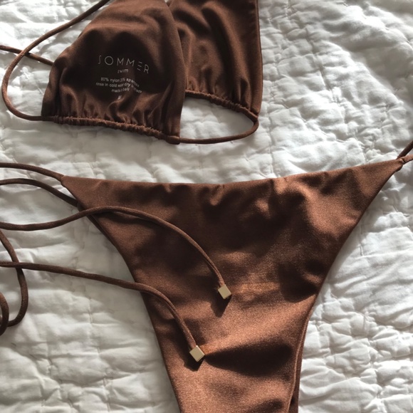 SOMMER SWIM bikini kaia top & milla bottom - rum - M - Picture 4 of 4